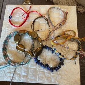 9 assorted Colorful Bracelet Set